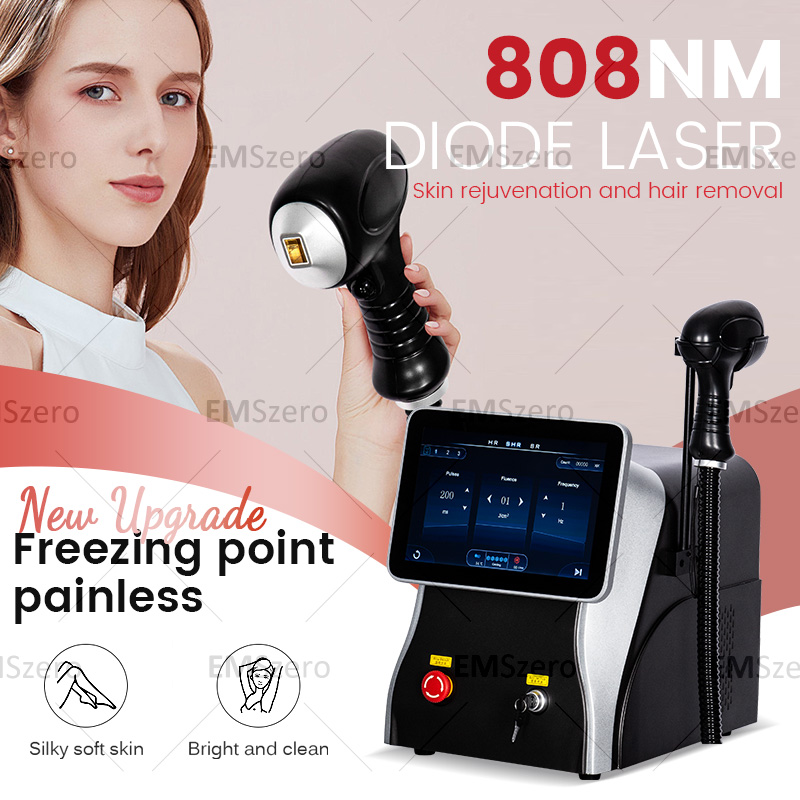 Alexandrite Laser Hair Removal Machine - Professional Diode Laser Ice Titanium Hair