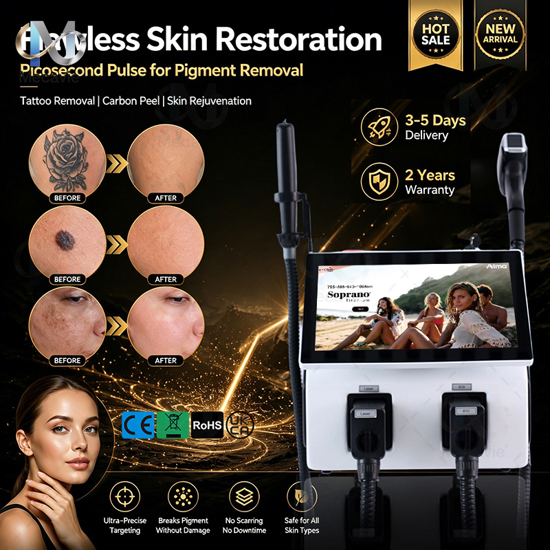 Alexandrite Laser Hair Removal Machine - 5000W Multifunctional Laser Beauty Device Soprano