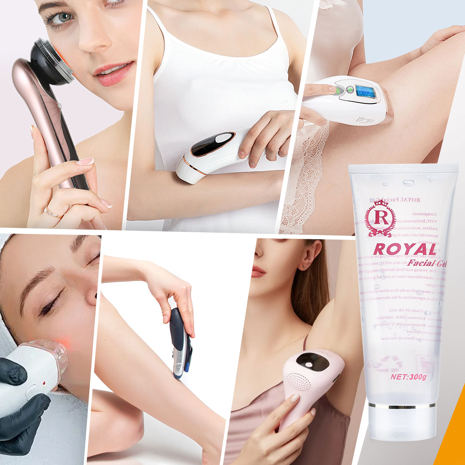 300g Ultrasonic Gel for 40K Ca - Cooling Gel For Laser Hair Removal 评论和价格