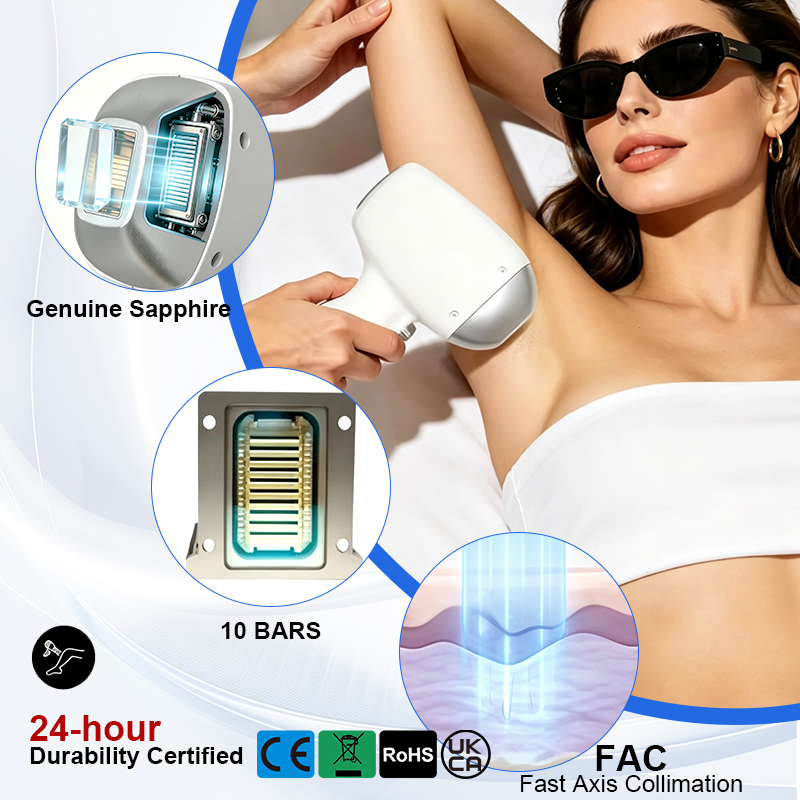 10bars 6000W FAC Diode 755 808 - Cooling Gel For Laser Hair Removal 评论和价格