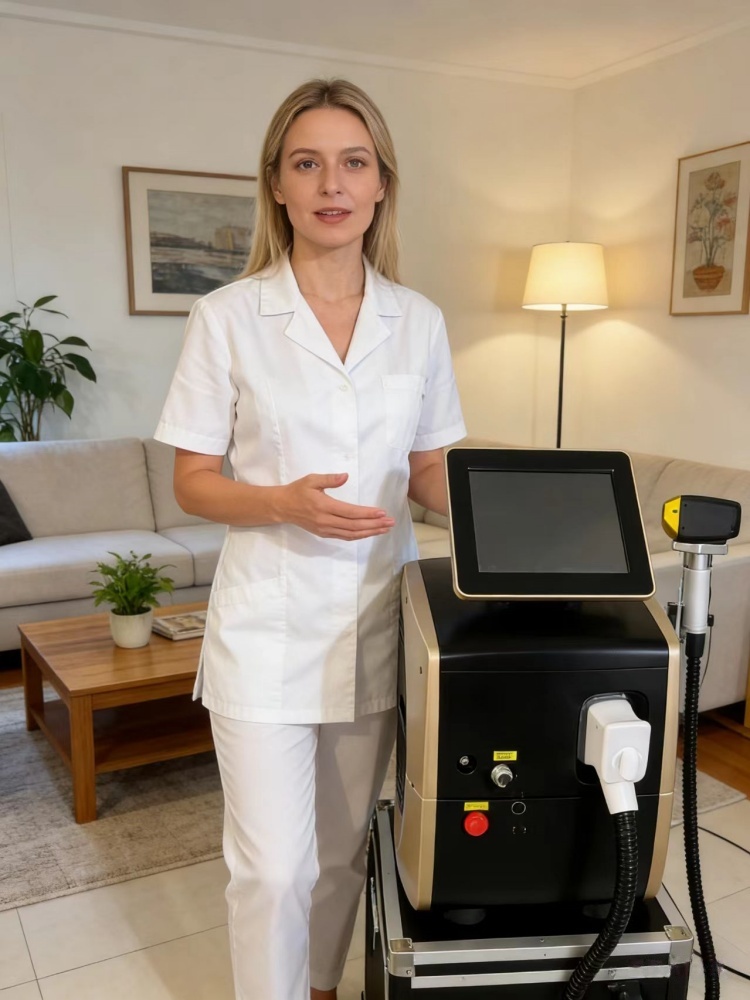 Professional Diode Laser Hair  - Ice Titanium Diode Laser Machine 评论和价格
