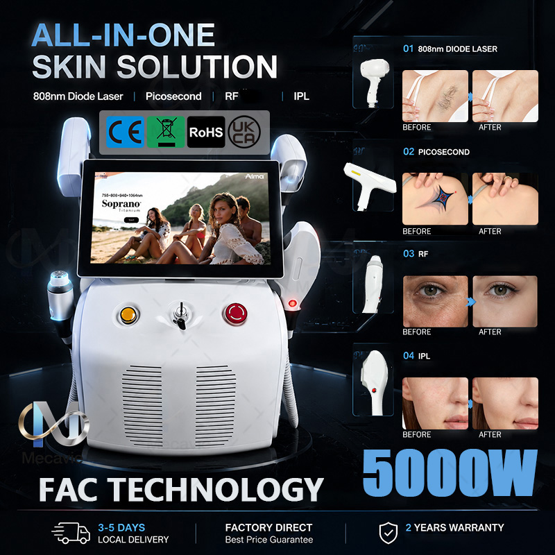 4IN1 Soprano Titanium Ice Plat - Ice Titanium Diode Laser Machine 评论和价格