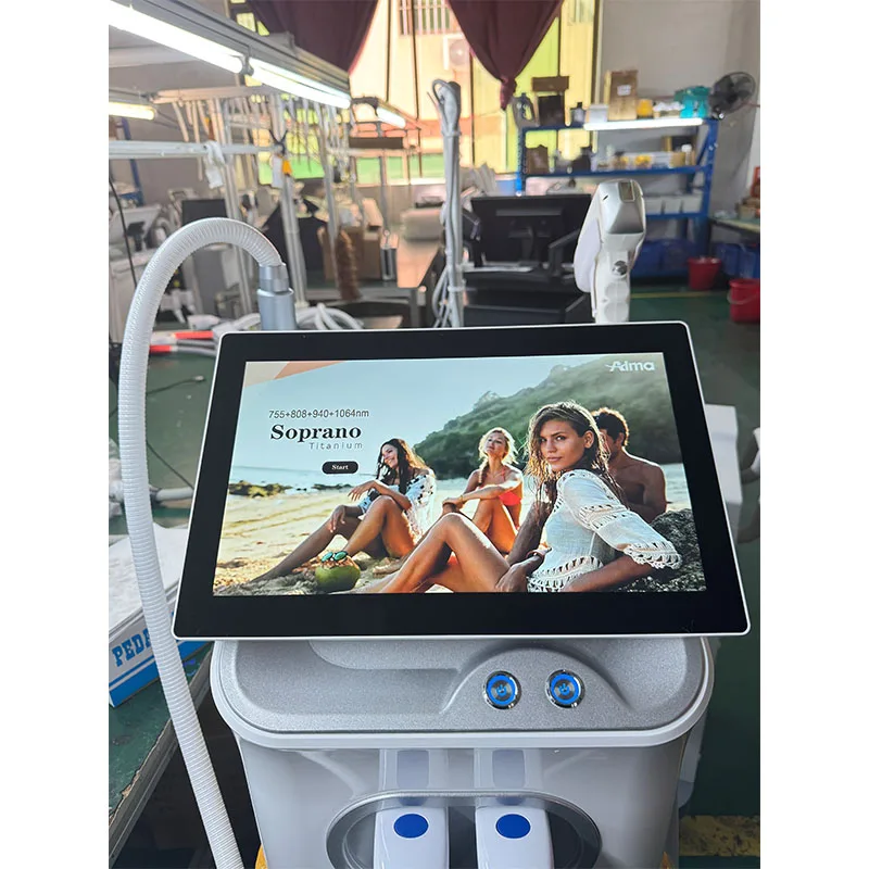 Diode Ice Laser 4 Wavelength P - Nd Yag Laser Tattoo Removal Machine 评论和价格