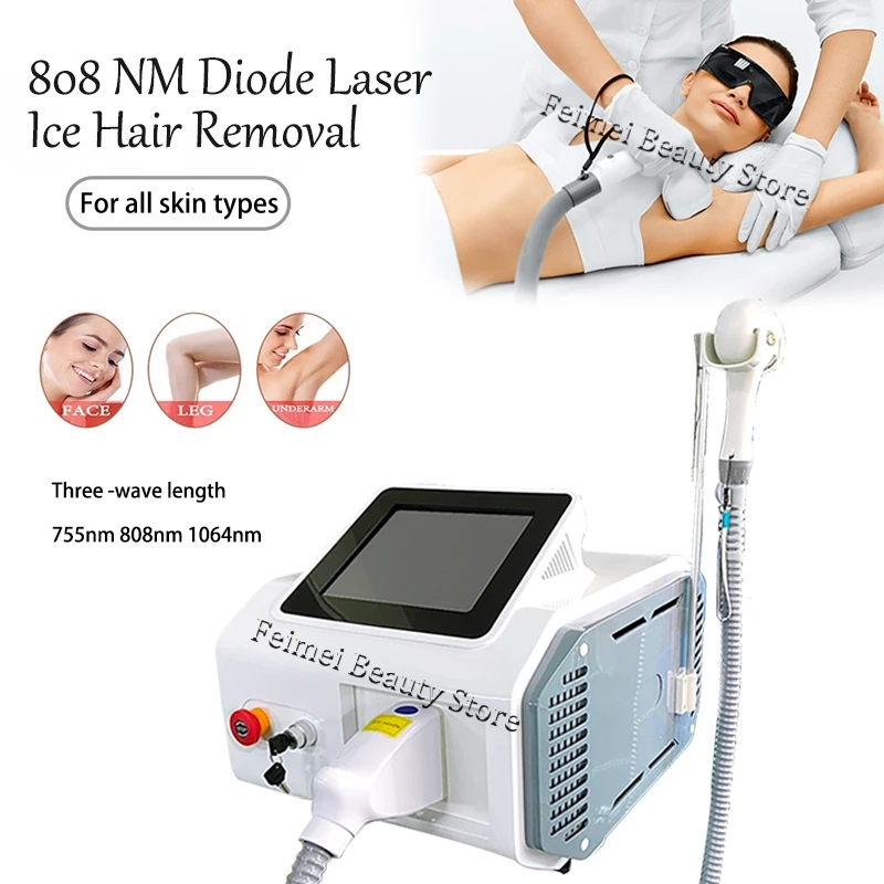 2000W 755 808 1064 Triple 3 Wa - Diode Laser Hair Removal 808Nm 755Nm 1064Nm 评论和价格