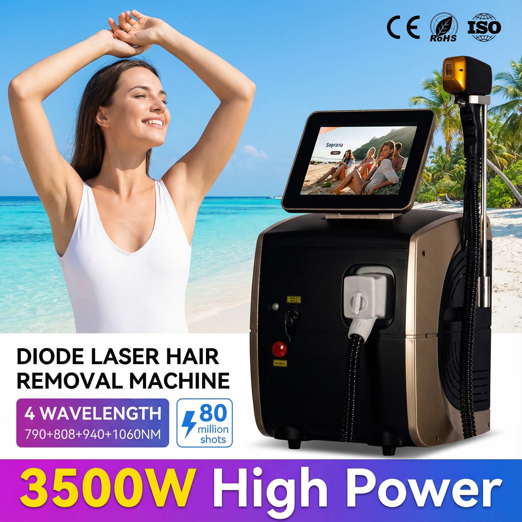 Professional Ice Titanium Lase - Ice Titanium Diode Laser Machine 评论和价格