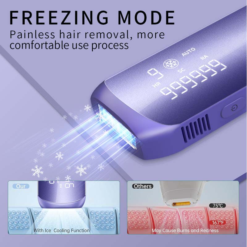 Mini Ice Cooling IPL Hair Remo - Ipl Hair Removal Handset Permanent 评论和价格