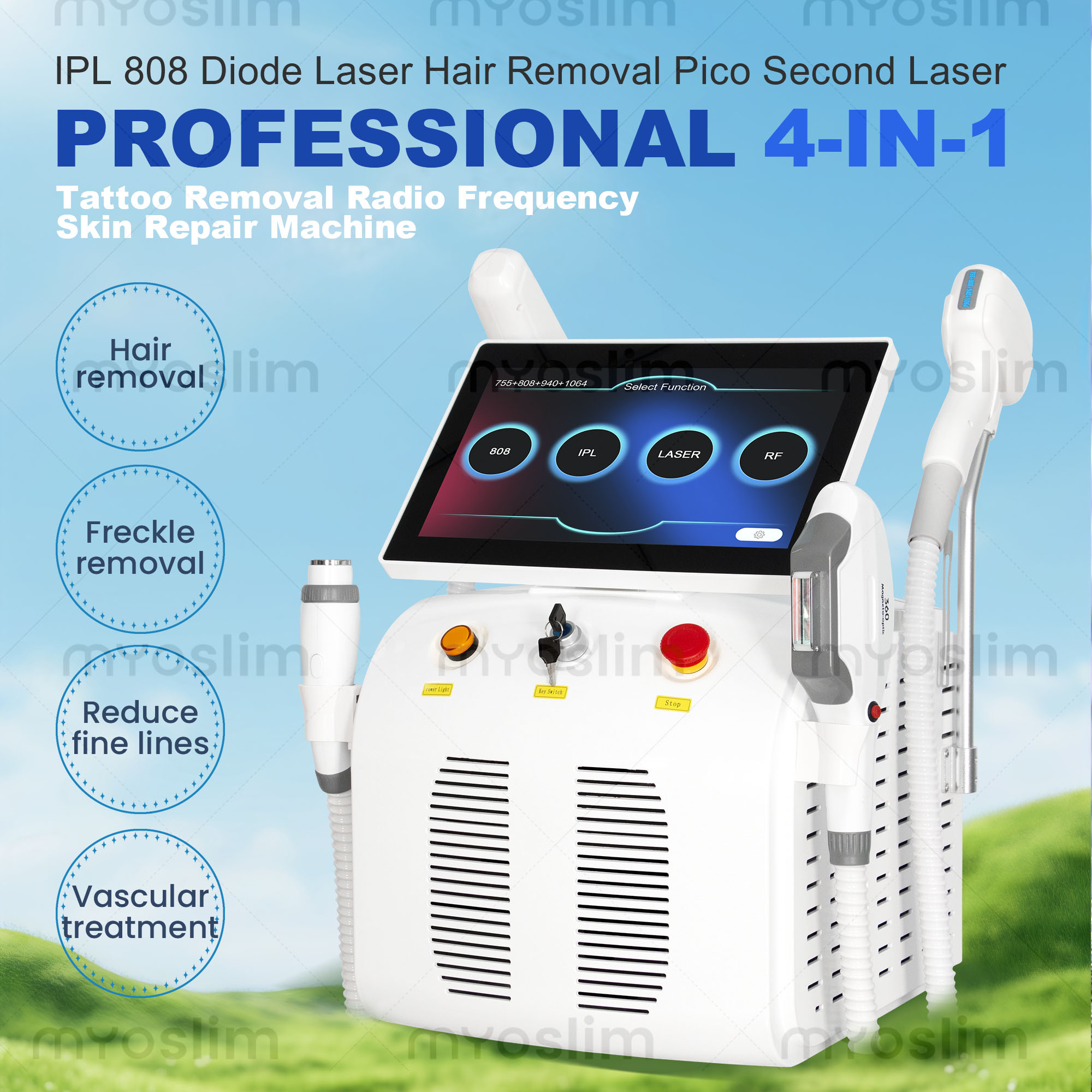 4 IN 1 Soprano Titanium Diode  - Cooling Gel For Laser Hair Removal 评论和价格