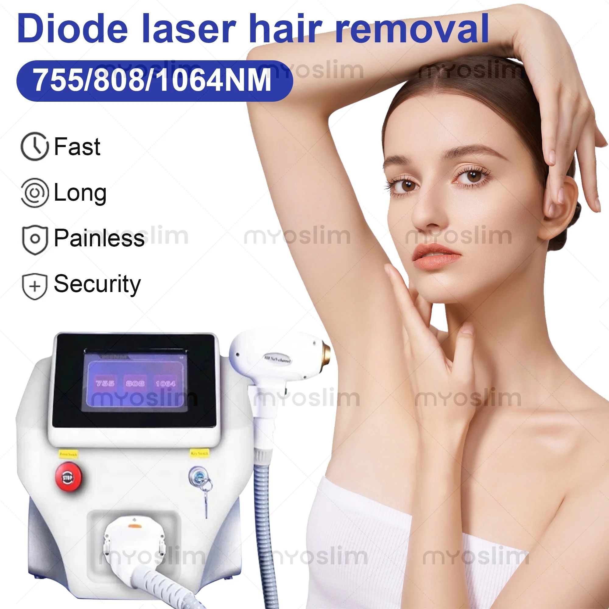2026 Professional 4 Waves Port - Ice Titanium Diode Laser Machine 评论和价格