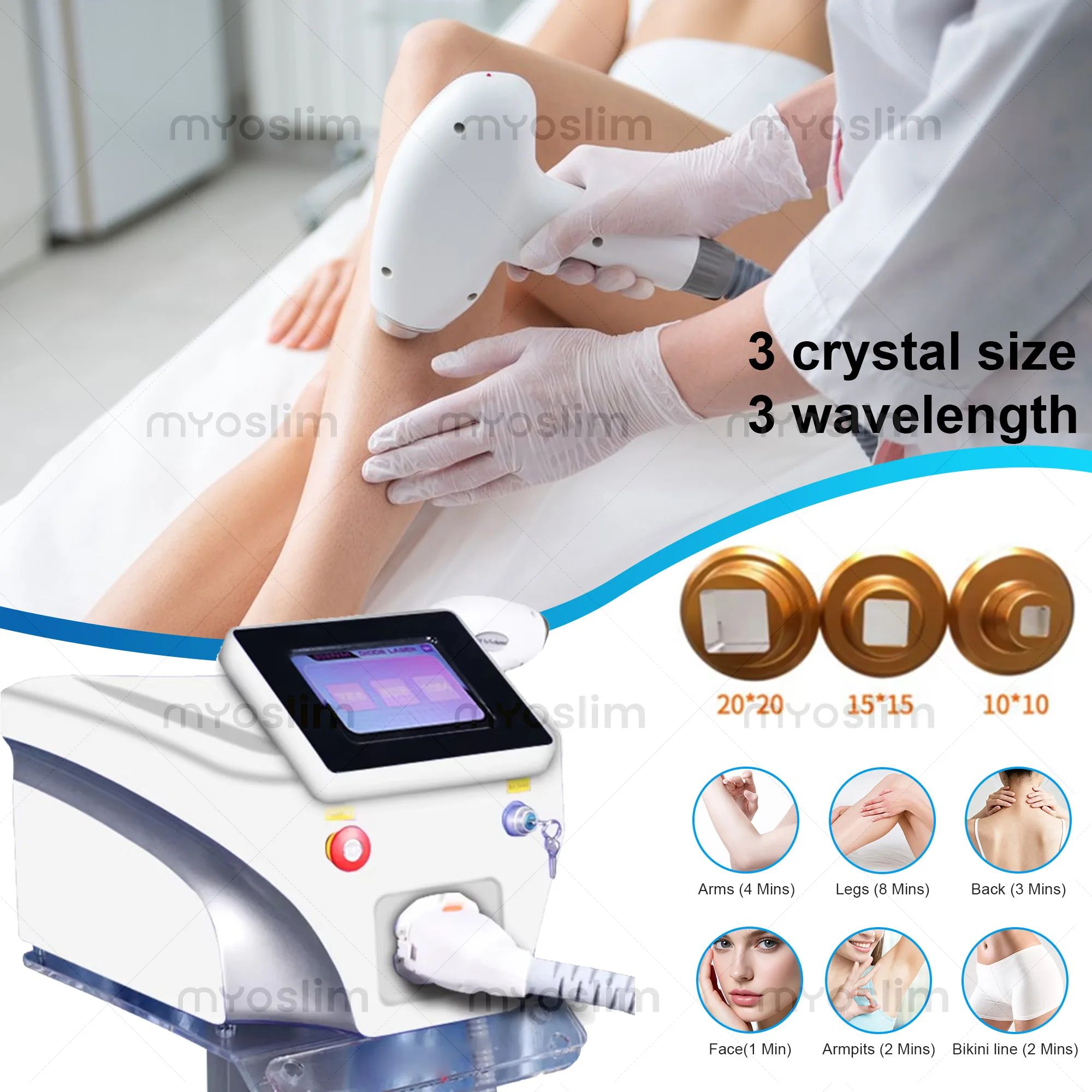 2026 Professional 4 Waves Port - Ice Titanium Diode Laser Machine 评论和价格