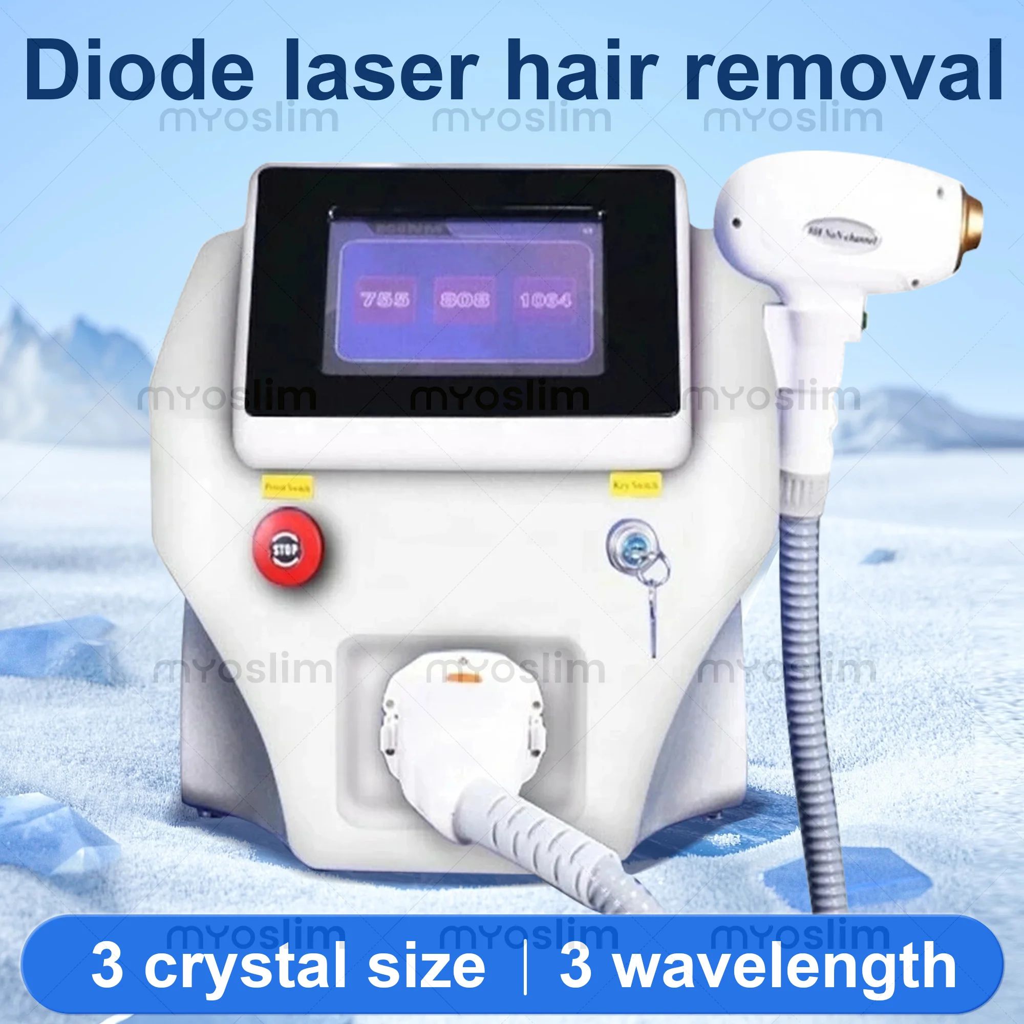 2026 Professional 4 Waves Port - Ice Titanium Diode Laser Machine 评论和价格