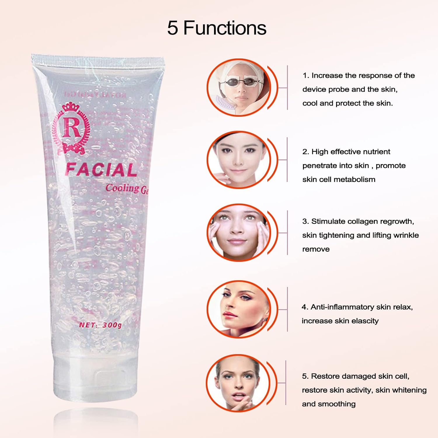 300ML Face Conductive Slimming - Cooling Gel For Laser Hair Removal 评论和价格